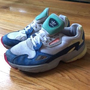 Multicolored Adidas Falcon Sneakers